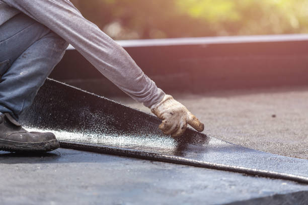 Professional Basement Waterproofing technician working in Sharon Hill, PA